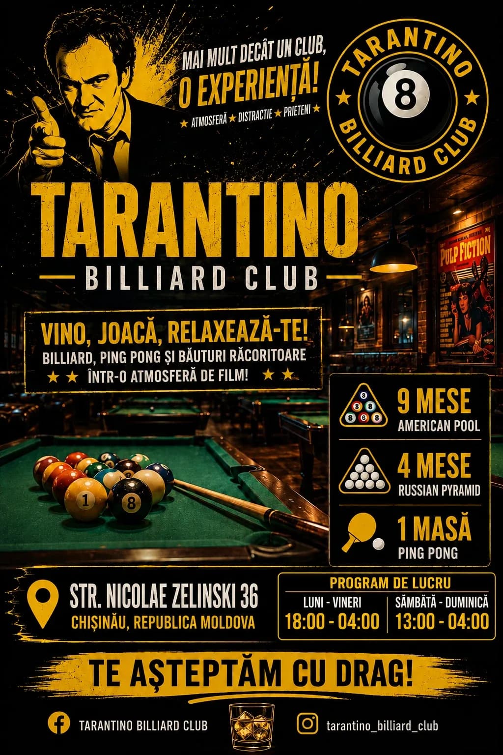 Tarantino Billiard Club — Кишинёв — фото 1